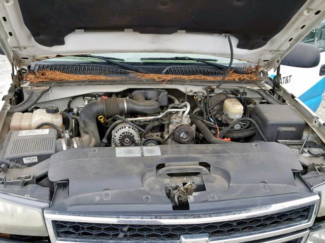 1GCEC14X37Z149390 - 2007 CHEVROLET SILVERADO WHITE photo 7