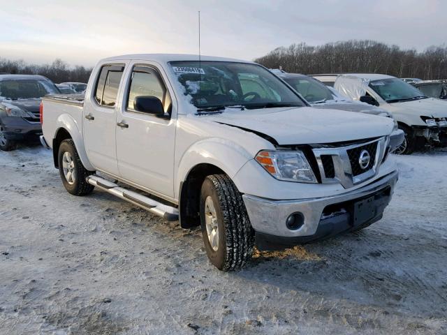 1N6AD0EV9AC443922 - 2010 NISSAN FRONTIER C WHITE photo 1