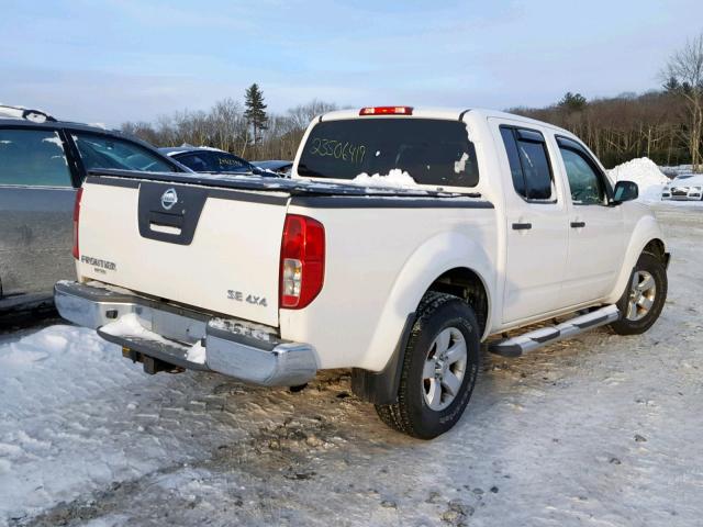 1N6AD0EV9AC443922 - 2010 NISSAN FRONTIER C WHITE photo 4