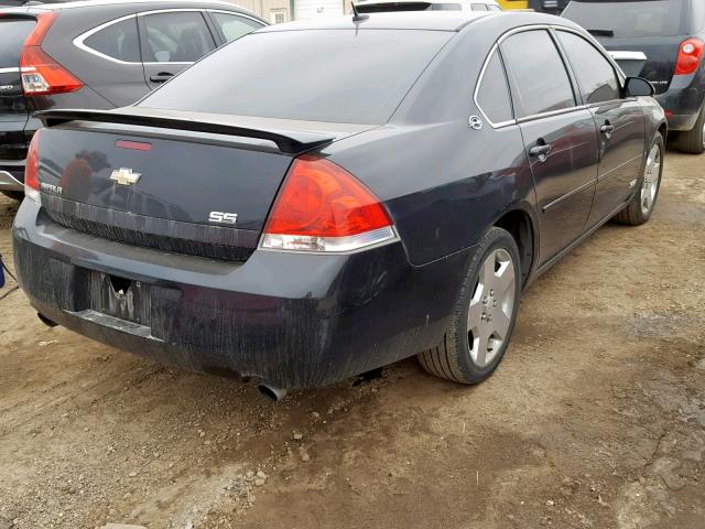 2G1WD58C669333501 - 2006 CHEVROLET IMPALA SUP 黑色 照片 4