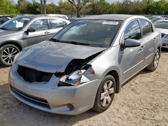 3N1AB6AP8CL770468 - 2012 NISSAN SENTRA 2.0 SILVER photo 2