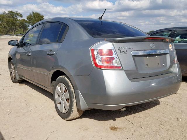 3N1AB6AP8CL770468 - 2012 NISSAN SENTRA 2.0 SILVER photo 3