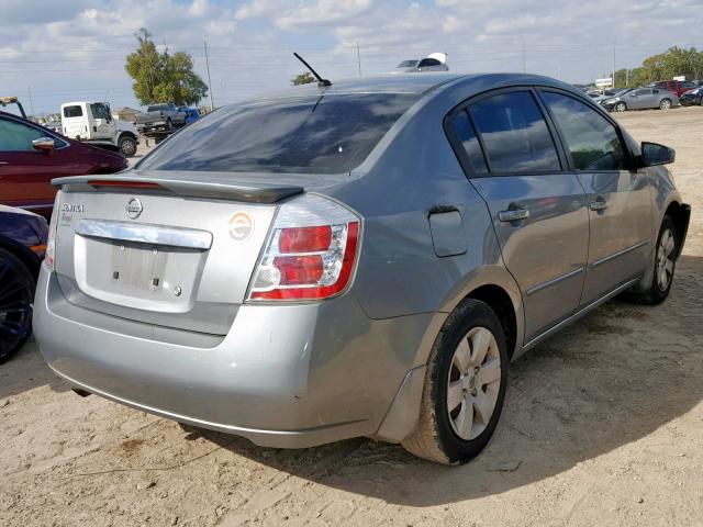 3N1AB6AP8CL770468 - 2012 NISSAN SENTRA 2.0 SILVER photo 4