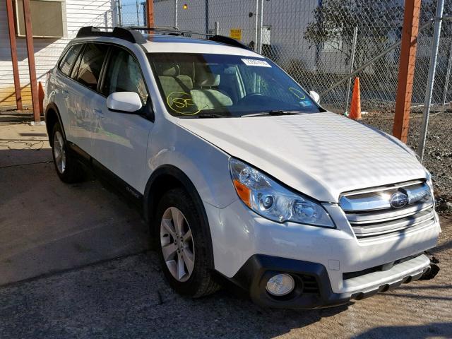 4S4BRBDC8E3289175 - 2014 SUBARU OUTBACK 2. WHITE photo 1