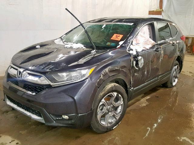 7FARW2H81JE072957 - 2018 HONDA CR-V EXL Mavi foto 2