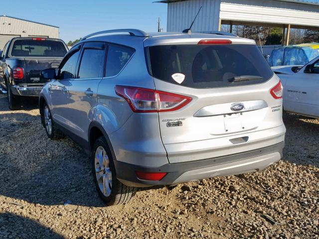 1FMCU0JX5EUC05032 - 2014 FORD ESCAPE TIT SILVER photo 3