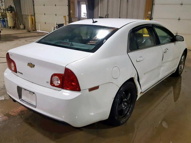 1G1ZH57B594176416 - 2009 CHEVROLET MALIBU 1LT WHITE photo 4