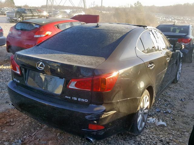 JTHCK262492031876 - 2009 LEXUS IS 250 BLACK photo 4