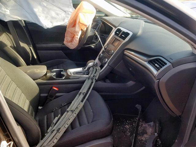 1FA6P0H78E5402470 - 2014 FORD FUSION SE BLACK photo 5