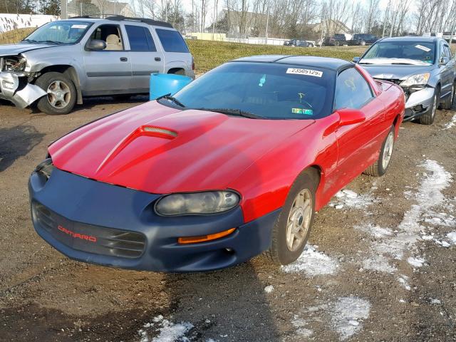 2G1FP22K9X2107162 - 1999 CHEVROLET CAMARO RED photo 2