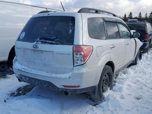 JF2SH63679H761953 - 2009 SUBARU FORESTER 2 WHITE photo 4