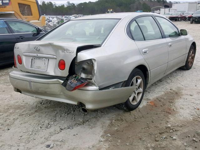 JT8BD69S020165665 - 2002 LEXUS GS 300 SILVER photo 4