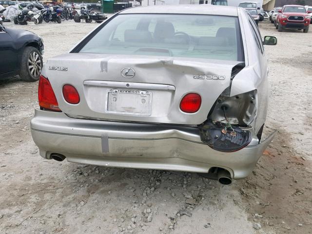 JT8BD69S020165665 - 2002 LEXUS GS 300 SILVER photo 9