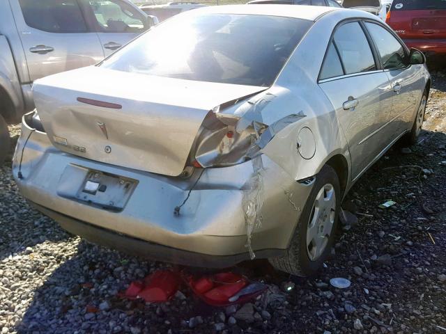 1G2ZF55B664255013 - 2006 PONTIAC G6 SE SILVER photo 4