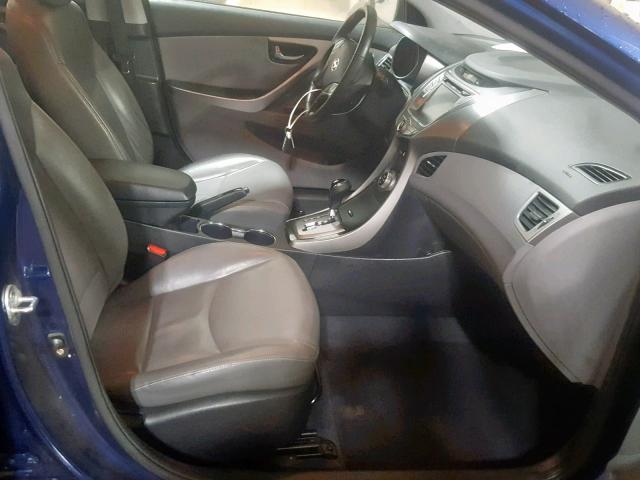 KMHDH4AE7DU636100 - 2013 HYUNDAI ELANTRA GL 蓝色 照片 5