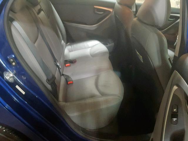 KMHDH4AE7DU636100 - 2013 HYUNDAI ELANTRA GL 蓝色 照片 6