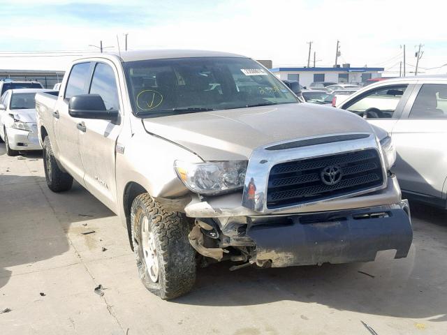 5TFEV54168X051934 - 2008 TOYOTA TUNDRA CRE GOLD photo 1