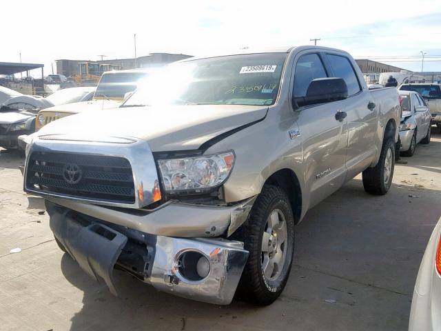 5TFEV54168X051934 - 2008 TOYOTA TUNDRA CRE GOLD photo 2