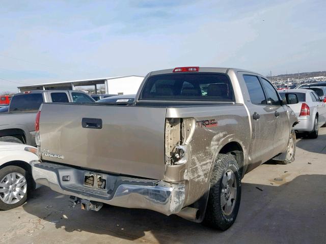 5TFEV54168X051934 - 2008 TOYOTA TUNDRA CRE GOLD photo 4