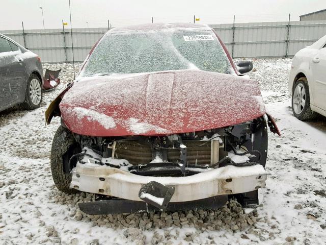 1G8AJ55F47Z120802 - 2007 SATURN ION LEVEL RED photo 9