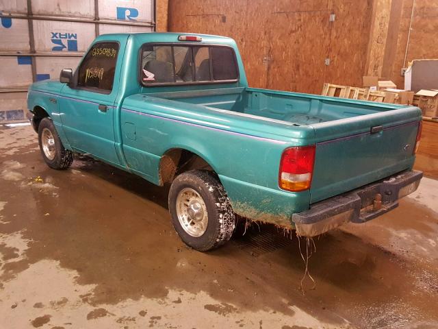 1FTCR10A9RPB54308 - 1994 FORD RANGER TEAL photo 3