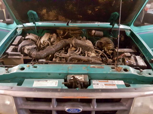 1FTCR10A9RPB54308 - 1994 FORD RANGER TEAL photo 7