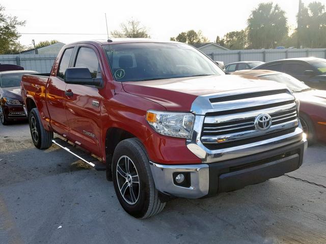 5TFRY5F19FX175697 - 2015 TOYOTA TUNDRA DOU RED photo 1