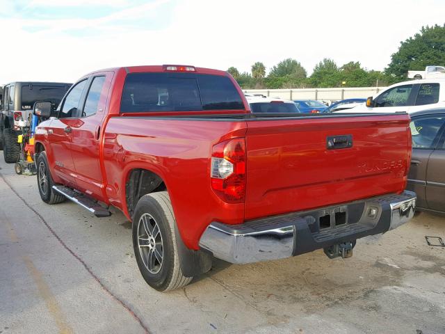 5TFRY5F19FX175697 - 2015 TOYOTA TUNDRA DOU RED photo 3