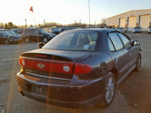 1G1JH52F247203294 - 2004 CHEVROLET CAVALIER L BLACK photo 4