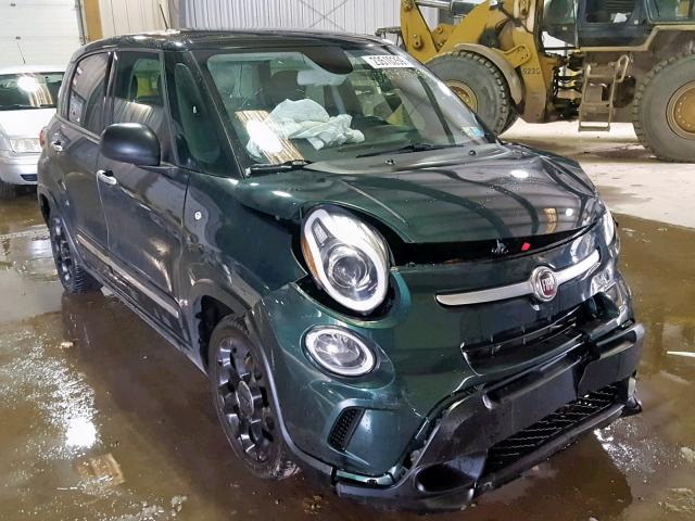 ZFBCFADH3FZ036662 - 2015 FIAT 500L TREKK GREEN photo 1