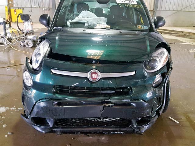 ZFBCFADH3FZ036662 - 2015 FIAT 500L TREKK GREEN photo 7