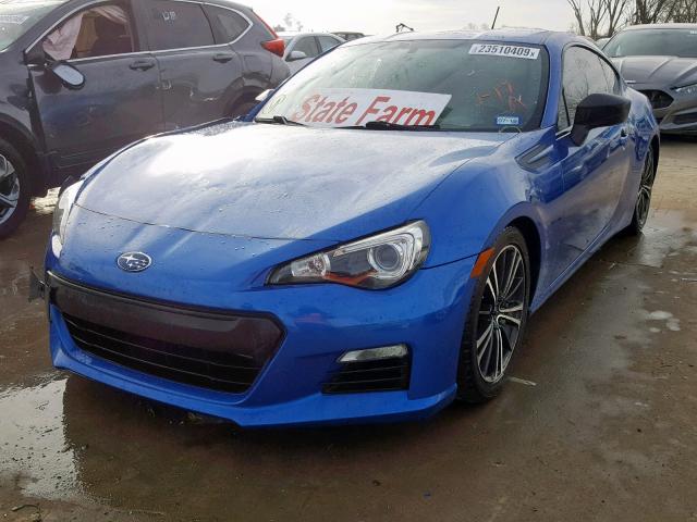 JF1ZCAC18D1604927 - 2013 SUBARU BRZ 2.0 LI BLUE photo 2