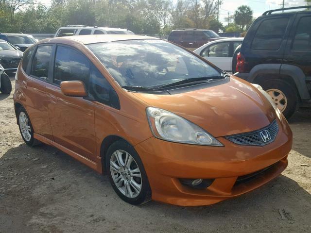 JHMGE88409S009089 - 2009 HONDA FIT SPORT ORANGE photo 1