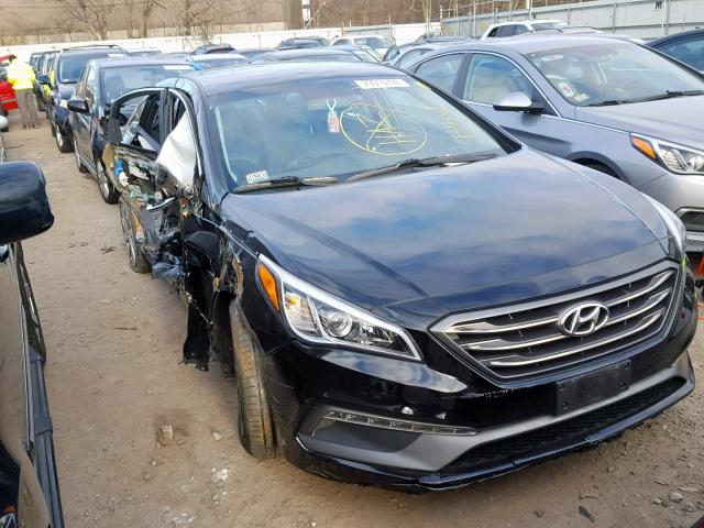 5NPE34AF7FH074180 - 2015 HYUNDAI SONATA SPO BLACK photo 1