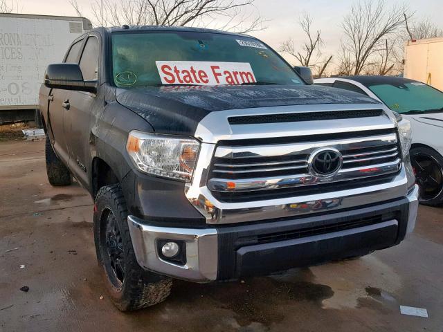 5TFEM5F12HX112146 - 2017 TOYOTA TUNDRA CRE BLACK photo 1