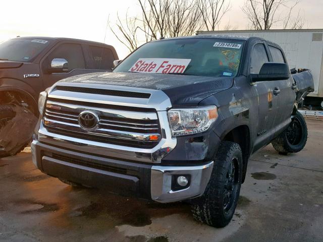 5TFEM5F12HX112146 - 2017 TOYOTA TUNDRA CRE BLACK photo 2