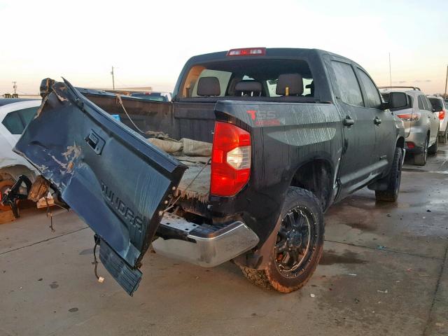 5TFEM5F12HX112146 - 2017 TOYOTA TUNDRA CRE BLACK photo 4