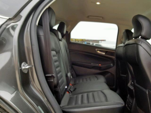 2FMTK3J9XFBB66616 - 2015 FORD EDGE SEL GRAY photo 6