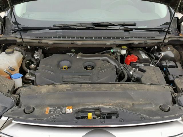 2FMTK3J9XFBB66616 - 2015 FORD EDGE SEL GRAY photo 7