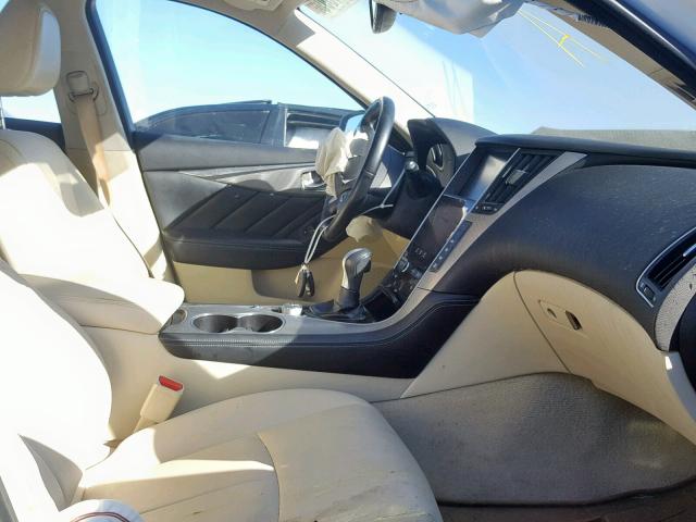 JN1BV7AP9EM682555 - 2014 INFINITI Q50 BASE 白色 照片 5