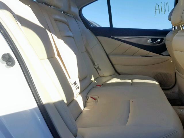 JN1BV7AP9EM682555 - 2014 INFINITI Q50 BASE 白色 照片 6