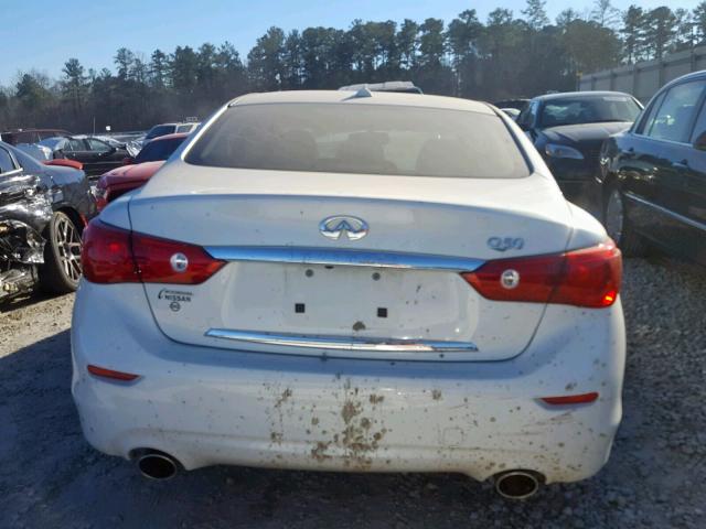 JN1BV7AP9EM682555 - 2014 INFINITI Q50 BASE 白色 照片 9