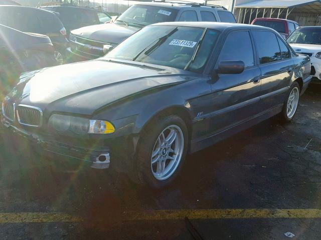 WBAGH83421DP21805 - 2001 BMW 740 IL GRAY photo 2