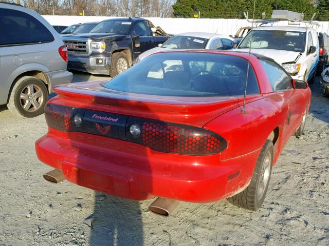 2G2FS22K122134696 - 2002 PONTIAC FIREBIRD RED photo 4