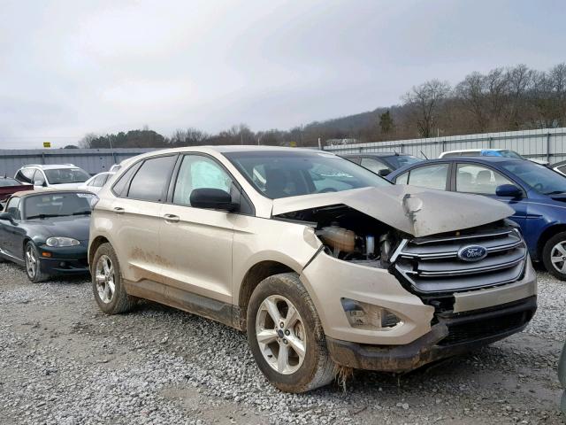 2FMPK3G91HBB97975 - 2017 FORD EDGE SE GOLD photo 1