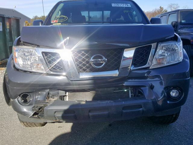 1N6AD0CW9EN735897 - 2014 NISSAN FRONTIER S GRAY photo 9