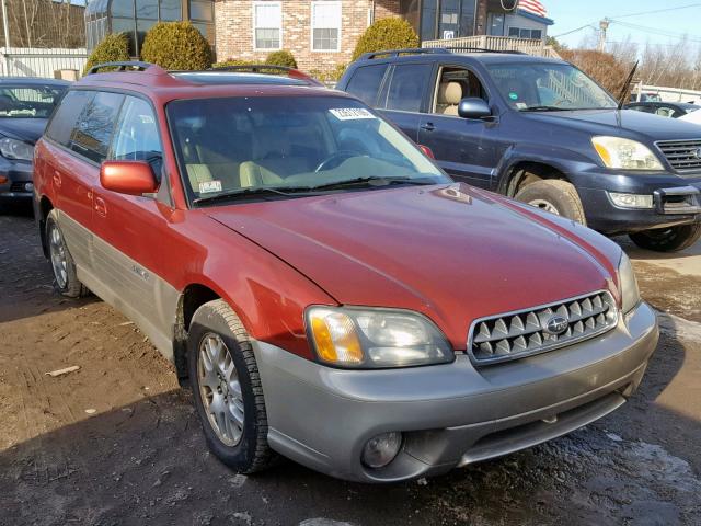 4S3BH686347643615 - 2004 SUBARU LEGACY OUT MAROON photo 1