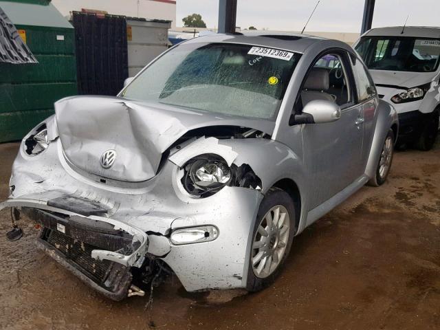 3VWCK31C05M417752 - 2005 VOLKSWAGEN NEW BEETLE Gümüş foto 2