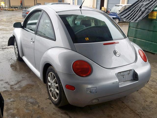 3VWCK31C05M417752 - 2005 VOLKSWAGEN NEW BEETLE Gümüş foto 3