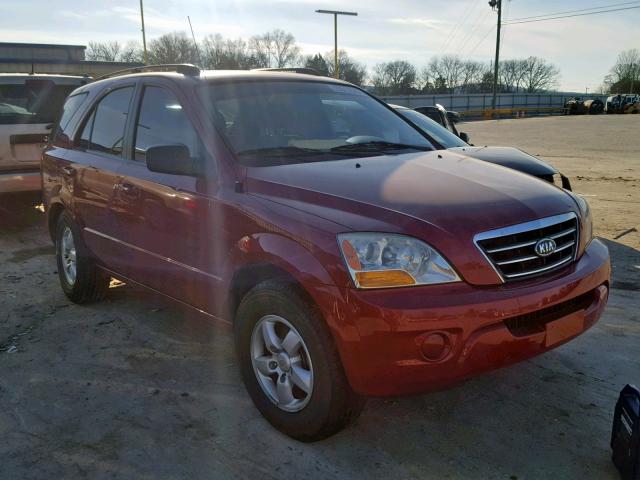 KNDJD735485792435 - 2008 KIA SORENTO EX MAROON photo 1